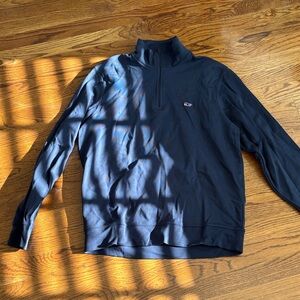 Vineyard Vines Men's Navy Quarter-Zip Sweatshirt